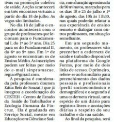 Fiocruz faz parceria com professores