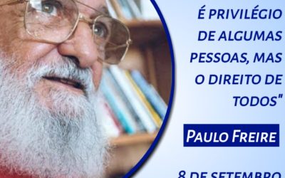 8 DE SETEMBRO – Dia Mundial da Alfabetização