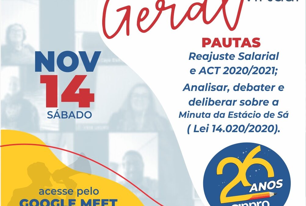 ASSEMBLEIA VIRTUAL DOS PROFESSORES DA ESTACIO DE SÁ (CAMPUS DE MACAÉ)
