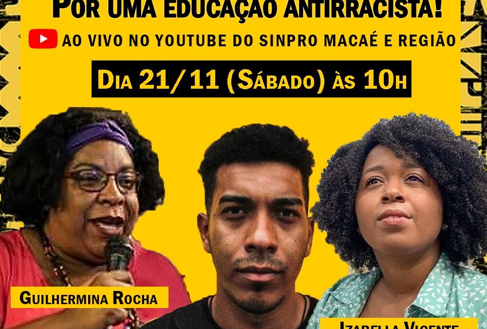 Live Roda de Conversa Virtual – “Para uma educação antirracista”