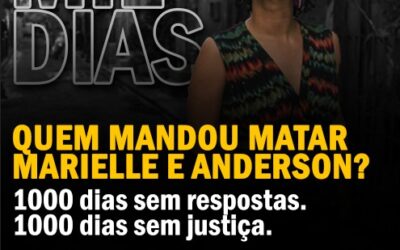 1000 dias sem Marielle e Anderson! #justiçapormarielle #justicaporanderson