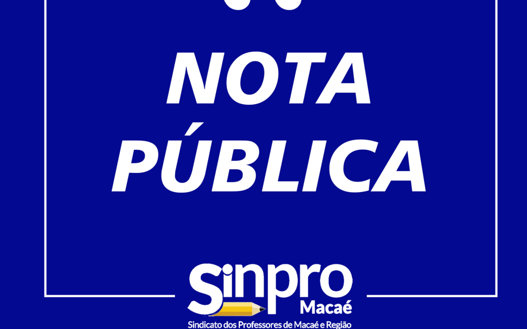 NOTA CONJUNTA DOS SINDICATOS DA EDUCAÇÃO PRIVADA E PÚBLICA DO RJ PELO FECHAMENTO DAS ESCOLAS E PRESERVAÇÃO DA VIDA.