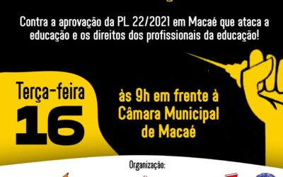 ATO UNIFICADO EM DEFESA DA EDUCAÇÃO E DA VIDA
