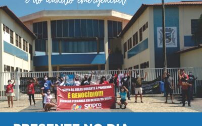 24 de março – Dia Nacional de Alerta em defesa da educação escolar básica pública e Lockdown pela Vida.