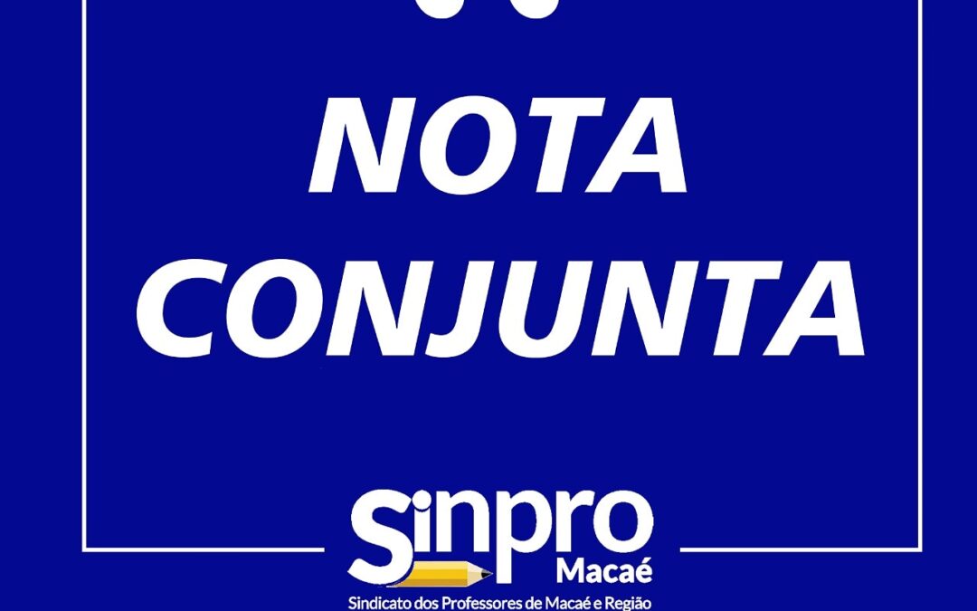 NOTA DOS SINDICATOS DOS PROFESSORES (SINPROS) E FETEERJ: NO FERIADÃO NÃO PODE HAVER AULA REMOTA