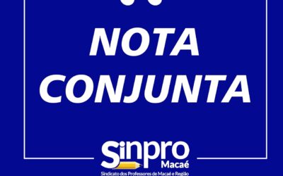 NOTA DOS SINDICATOS DOS PROFESSORES (SINPROS) E FETEERJ: NO FERIADÃO NÃO PODE HAVER AULA REMOTA