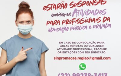 ATENÇÃO: ESTABELECIMENTOS DE ENSINO PRIVADO NÃO FUNCIONAM NO FERIADO!
