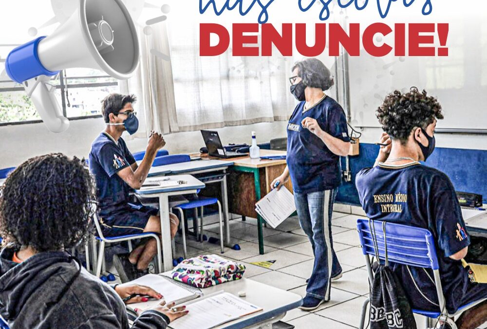 COVID-19: SINPRO MACAÉ E REGIÃO ABRE CANAL PARA DENÚNCIA DA FALTA DE ESTRUTURA E CONDIÇÕES SANITÁRIAS E DE SAÚDE NA ESCOLA.