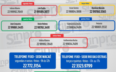 ⚠️PLANTÃO DE ATENDIMENTO AOS PROFESSORES EM ABRIL /2021.⚠️