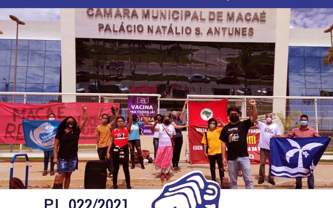 Pressão do Sinpro Macáe faz Câmara arquivar PL que trata educação como atividade essencial mediante Pandemia