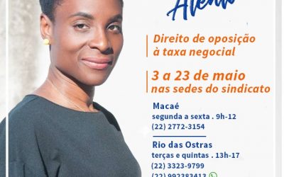DIREITO DE OPOSIÇÃO| TAXA NEGOCIAL | CCT 2020- 2021|