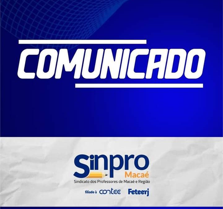 Assembleia Unificada Virtual de professores vai discutir condições de retorno presencial das aulas