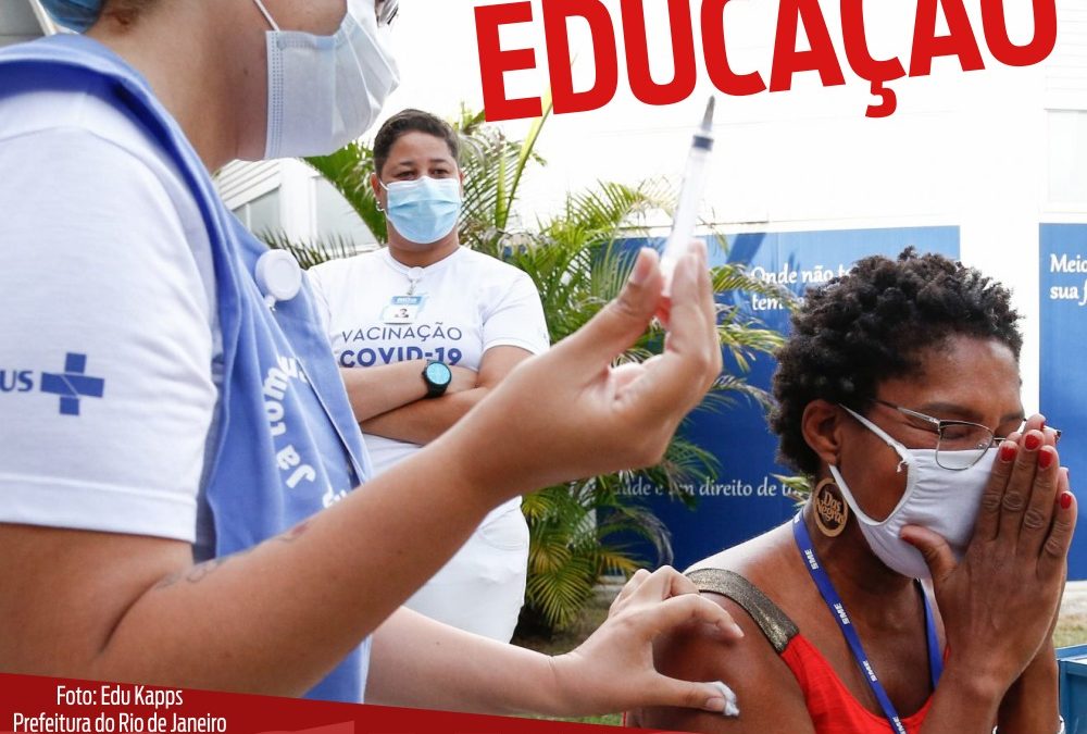 Vacina pra educadores é uma vitória sindical do Sinpro Macaé e Região