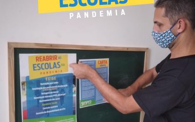 Sinpro Macaé e Região lança campanha contra a reabertura das escolas sem a imunização completa dos docentes