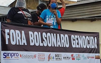 19J Sinpro Macaé e Região participa dos Atos Fora Bolsonaro em Rio das Ostras e Macaé