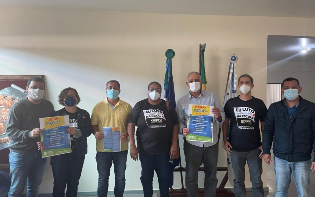 Sindicato se reúne com vereadores de Rio das Ostras e denuncia a falta de fiscalização no retorna das aulas presenciais