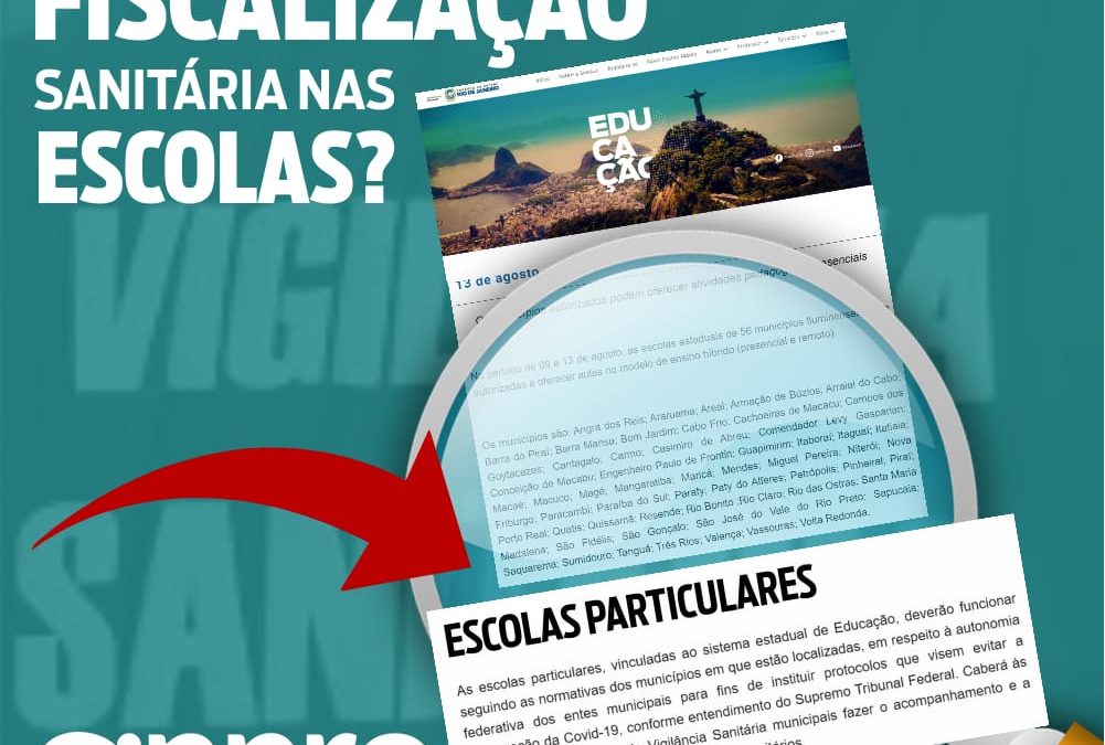 Sr. Prefeito , cadê a fiscalização sanitária nas escolas particulares?