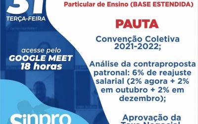 Sinpro Macaé e Região convoca assembleia geral extraordinária virtual