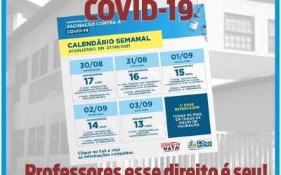 Vacina para educadores de Rio das Ostras é uma vitória do Sindicato dos Professores da rede privada