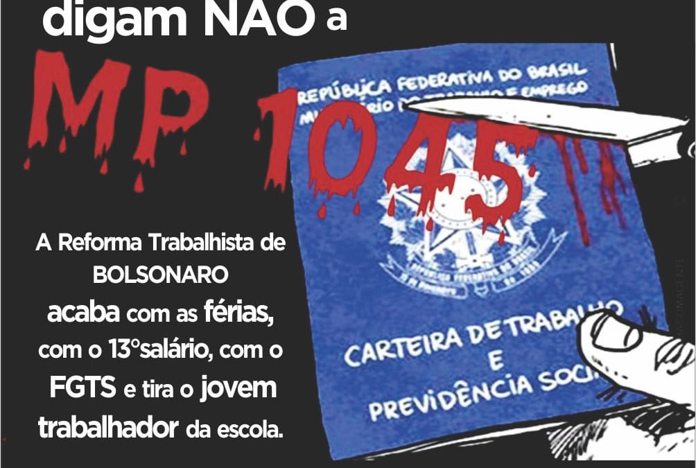 URGENTE: a MP 1045 entrou na ordem do dia do plenário do @senadofederal Federal e poderá ser votada a partir dessa quarta (01/09).