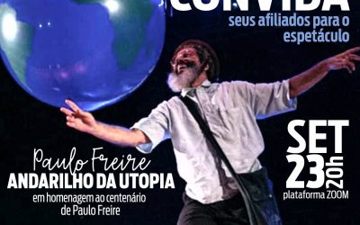 CENTENÁRIO DE PAULO FREIRE |O Sinpro Macaé e Região quer deixar esse momento ainda mais especial.