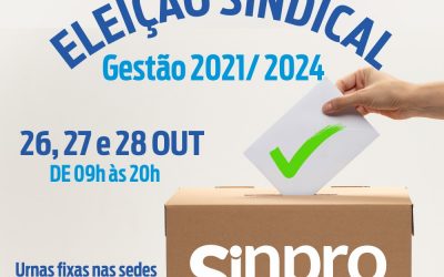SINPRO MACAÉ E REGIÃO PUBLICA EDITAL DE CONVOCAÇÃO PARA ELEIÇÕES SINDICAIS – TRIÊNIO 2021/2024