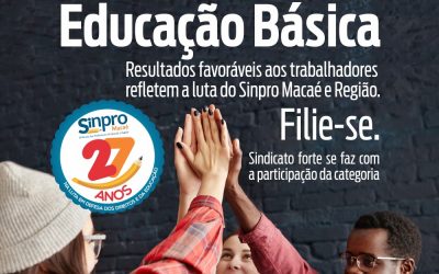 CCT renovada da educação básica, com reajuste e manutenção das conquistas.