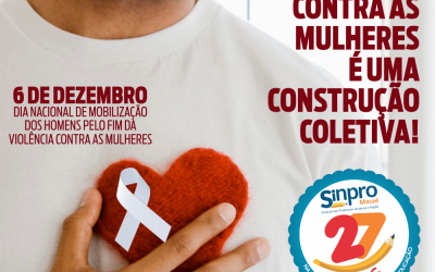 Campanha do Laço Branco: homens pelo fim da violência contra as mulheres.