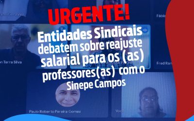 Campanha Salarial 2022: Sindicatos realizam primeira reunião de tratativas da campanha salarial dos professores da rede privada da região norte e noroeste