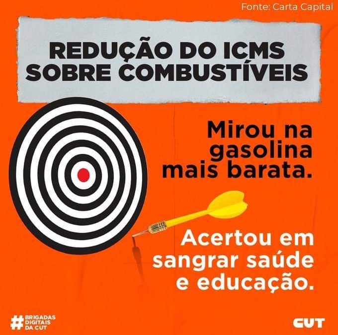 Redução do ICMS sobre combustíveis