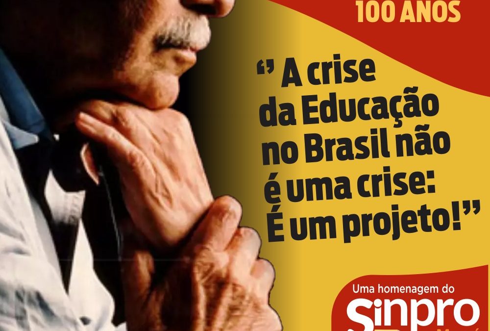 HOMENAGEM DO SINPRO MACAÉ E REGIÃO AO CENTENÁRIO DE DARCY RIBEIRO