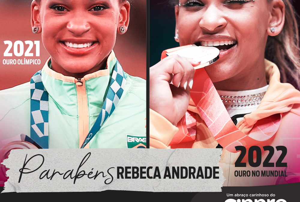 Rebeca Andrade: após o OURO no Mundial: ” E pra mostrar do que o preto é capaz”