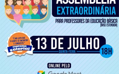 EDITAL DE CONVOCAÇÃO DE ASSEMBLEIA GERAL VIRTUAL EXTRAORDINÁRIA DA EDUCAÇÃO BÁSICA (BASE ESTENDIDA)
