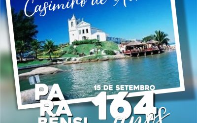 Sinpro Macaé e Região parabeniza a cidade de Caismiro de Abreu pelo seus 164 anos.