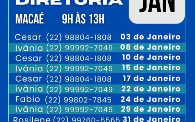 PLANTAO DE ATENDIMENTO AOS PROFESSORES/AS EM JANEIRO /2024.