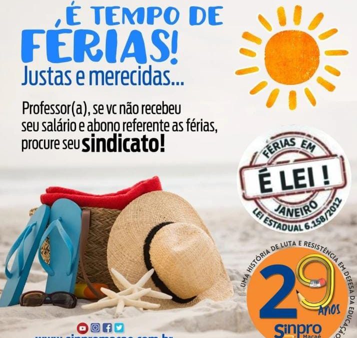 FÉRIAS COLETIVAS