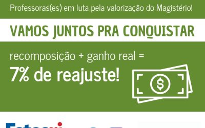 CAMPANHA SALARIAL DA EDUCAÇÃO BÁSICA 2024: VAMOS JUNTOS PRA CONQUISTAR!