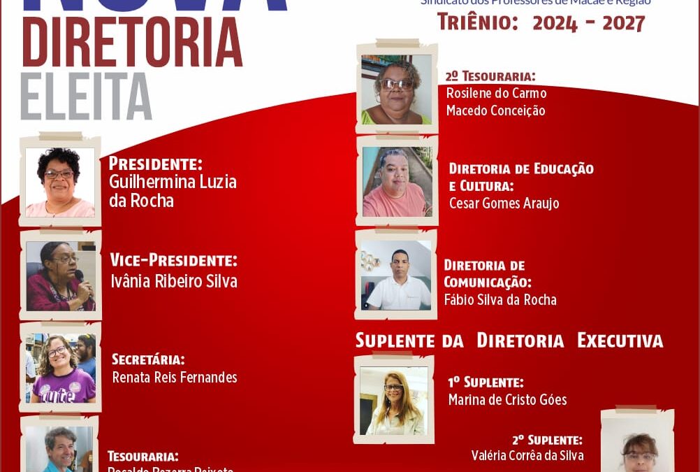 Eleições Sinpro Macaé e Região: Chapa 01 “DIGNIDADE PARA QUEM EDUCA, MAIS AINDA PARA QUEM LUTA!” vence com 94,7% dos votos