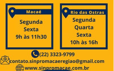 🚨 Comunicado Importante do SINPRO Macaé e Região 🚨