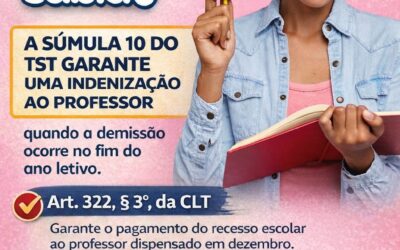 📌 DIREITO GARANTIDO NA LEI: Art. 322, §3º, da CLT