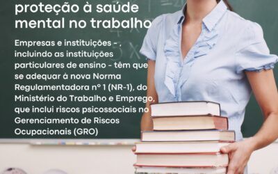 PROFESSORAS E PROFESSORES: NOVA NORMA AMPLIA PROTEÇÃO À SAÚDE MENTAL NO TRABALHO