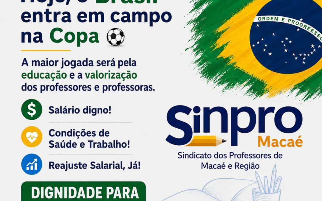 🇧🇷 Hoje, 13 de junho, o Brasil entra em campo, na Copa 2026.
