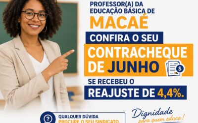 📢 Atenção, professor(a) da Educação Básica de Macaé!