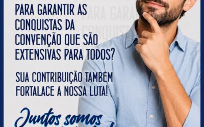 📢 Professor(a), as conquistas da Convenção Coletiva são resultado de luta coletiva!