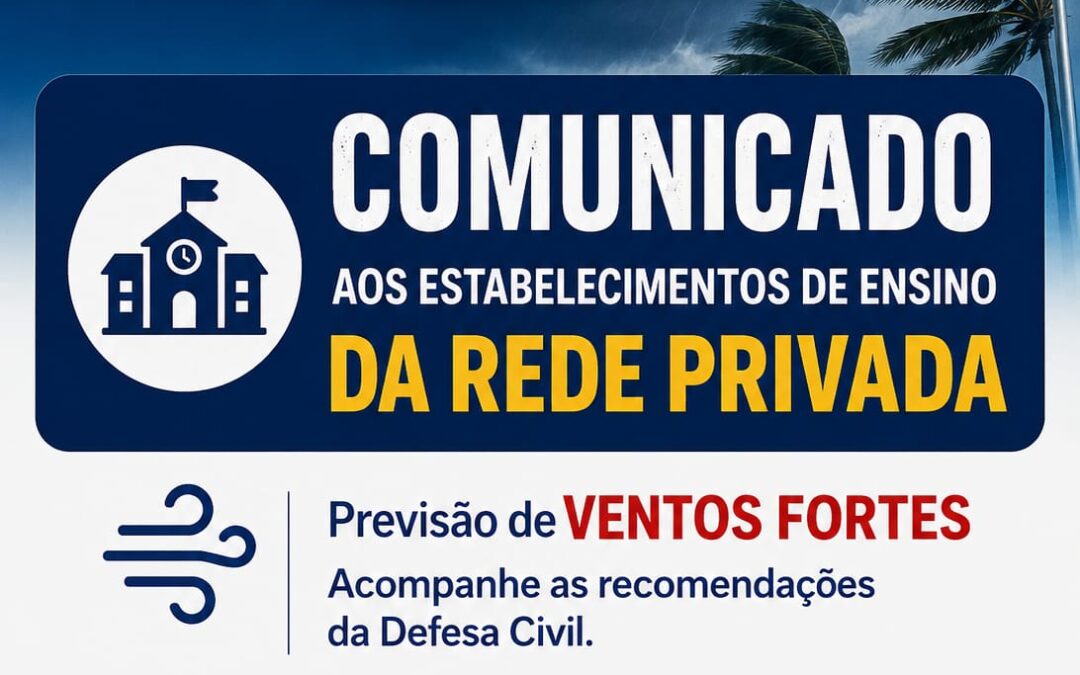 🚨 COMUNICADO URGENTE – ALERTA DA DEFESA CIVIL SINPRO MACAÉ E REGIÃO ORIENTA AS INSTITUIÇÕES DE ENSINO PRIVADO A SUSPENDEREM AS AULAS NOS TURNOS DA TARDE E DA NOITE