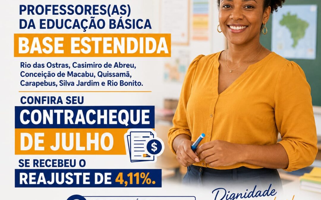 📢 Atenção, professor(a) da Educação Básica da Base estendida!