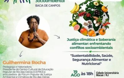 Guilhermina Rocha participa de debate sobre justiça climática e soberania alimentar em Macaé